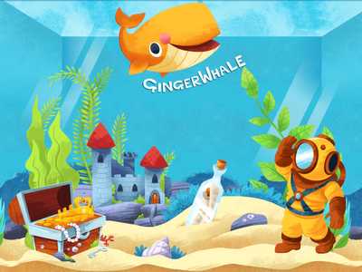 Sample screen from the Ginger Whale home page